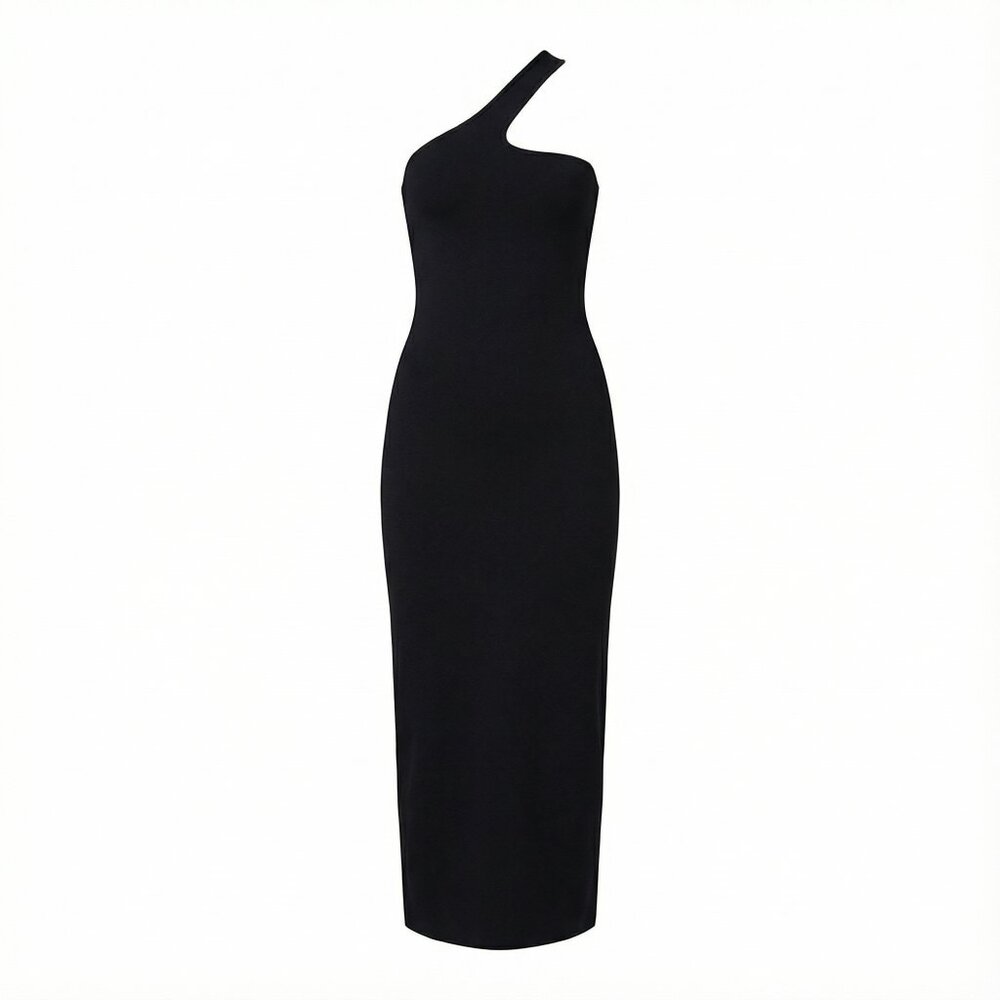 AFRM Sloane Midi Dress Sleek Bodycon Mesh Slip Dress